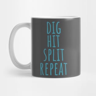 Dig Hit Split Repeat Mug